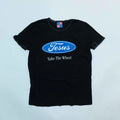 Jesus Take The Wheel Women's T-Shirt — Black, front view